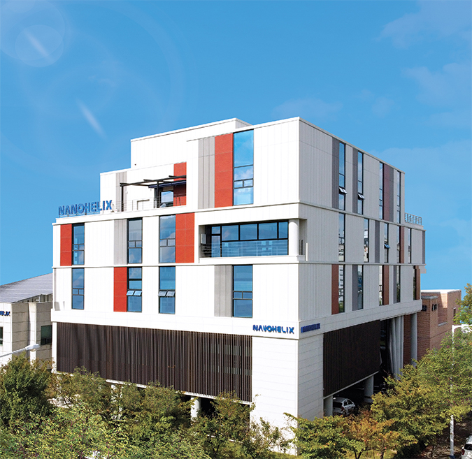 nanohelix building